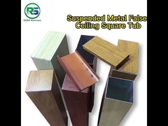 Elegant Suspended Metal Aluminium Strip False Ceiling For Gym Ceiling