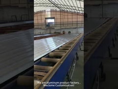 Barrière en aluminium contemporaine de Rose Gold Color And Black de l'épaisseur en aluminium 20MM de produit