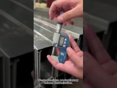 le mur en aluminium d'épaisseur de 200mm lambrisse les tuiles architecturales de plafond en métal suspendues