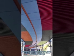 Décoration de l'épaisseur en aluminium suspendue du plafond 20mm d'écran de profil du plafond U en métal