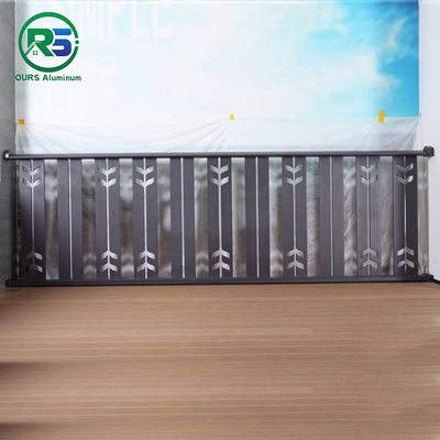 Gorgeous Artistic Contemporary Aluminum Fence Durable Panels Rotproof For Garden