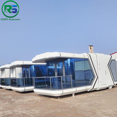 Waterproof 38m2 Area Alcoa Aluminum House Environmental Protection