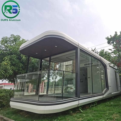 Waterproof 38m2 Area Alcoa Aluminum House Environmental Protection