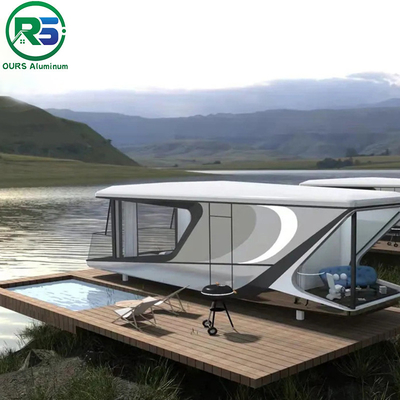 40ft Sunshine Alcoa Aluminum House Complete Container Hotel Capsule Home