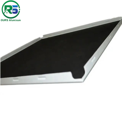 White Perforated Aluminium Clip In Ceiling Tiles For Shopping Mall Thickness 10MM